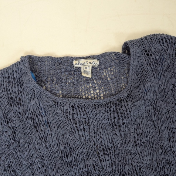 Knit Dress Tunic Short Sleeve Dollman Mini Sweater Dress Long Relaxed Fit - Picture 4 of 9